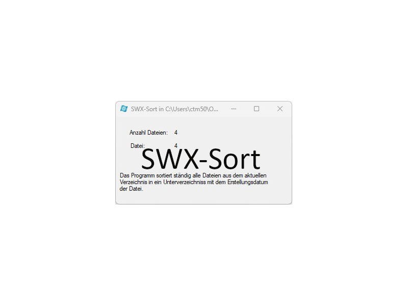 Screenshot SWX-Sort